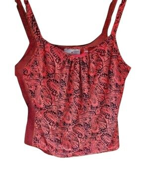 AVENUE STUDIO Women's Paisly Print Tank Top 3X NWOT